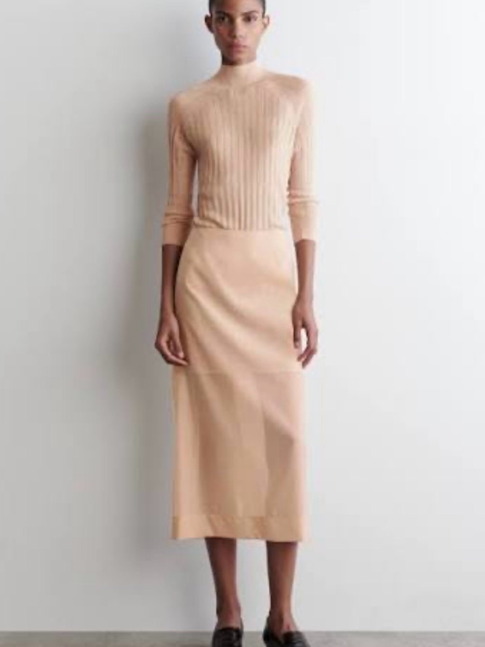 COS Sheer Column Skirt